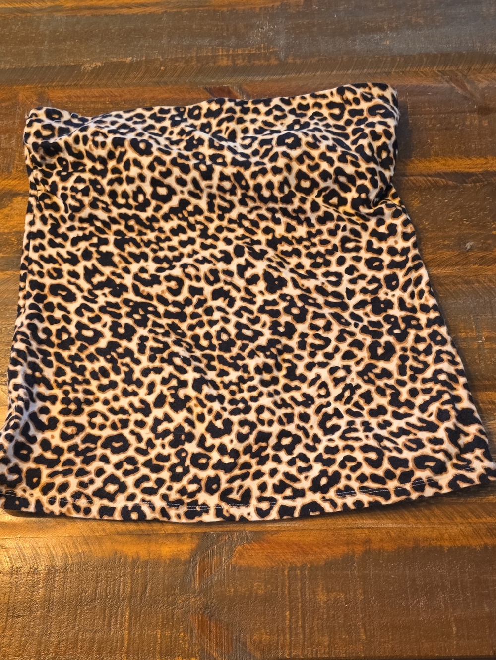 Express Leopard Print Tube Top